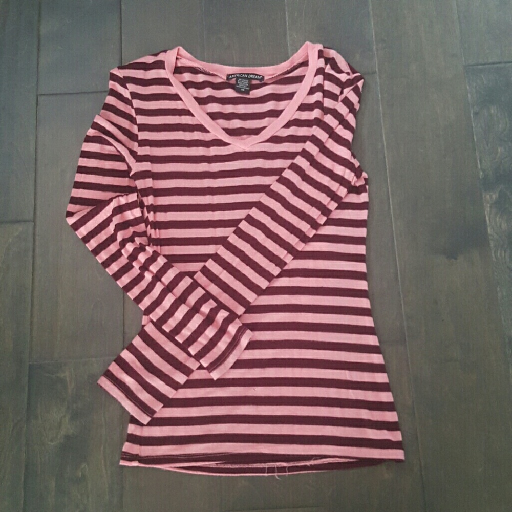 Pink&Burgundy Long Sleeve
